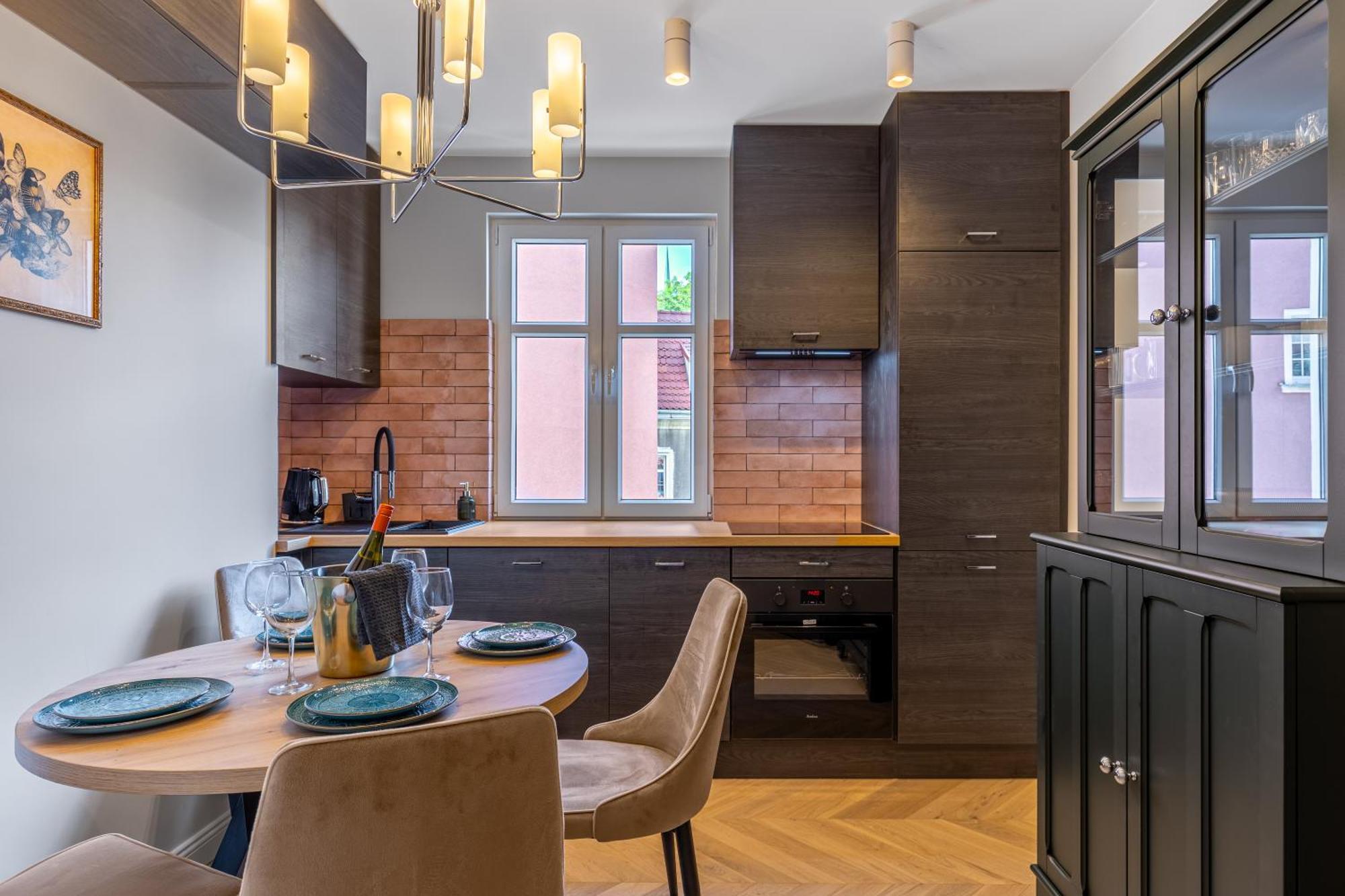 Stylowy Apartament W Sercu Starowki Z Widokiem Na Motlawe Gdańsk Eksteriør bilde