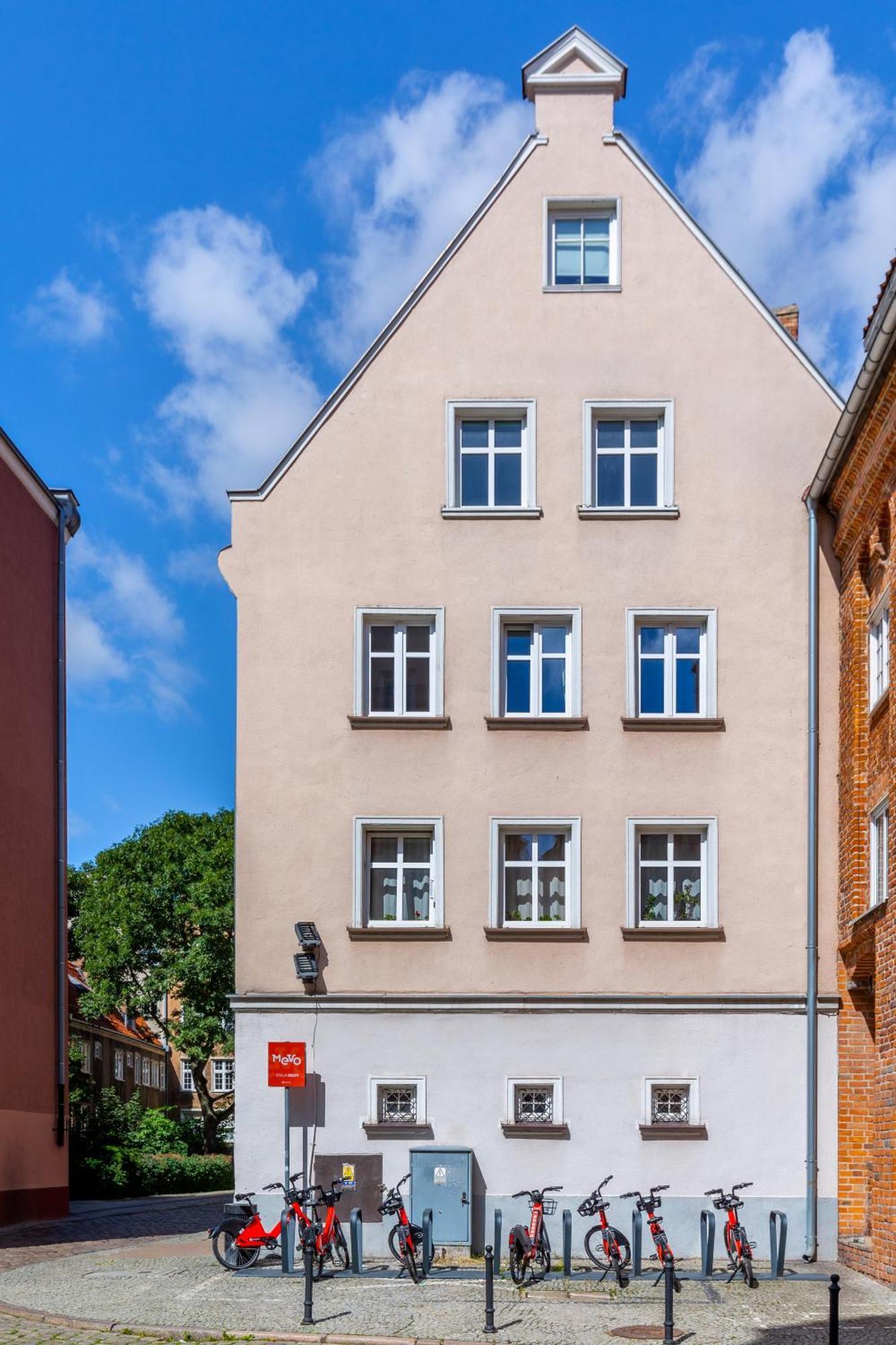 Stylowy Apartament W Sercu Starowki Z Widokiem Na Motlawe Gdańsk Eksteriør bilde