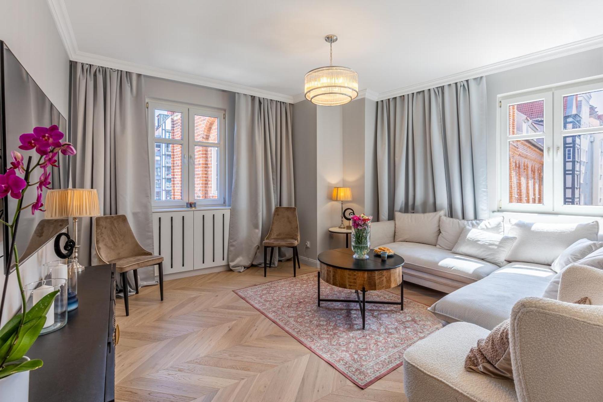 Stylowy Apartament W Sercu Starowki Z Widokiem Na Motlawe Gdańsk Eksteriør bilde