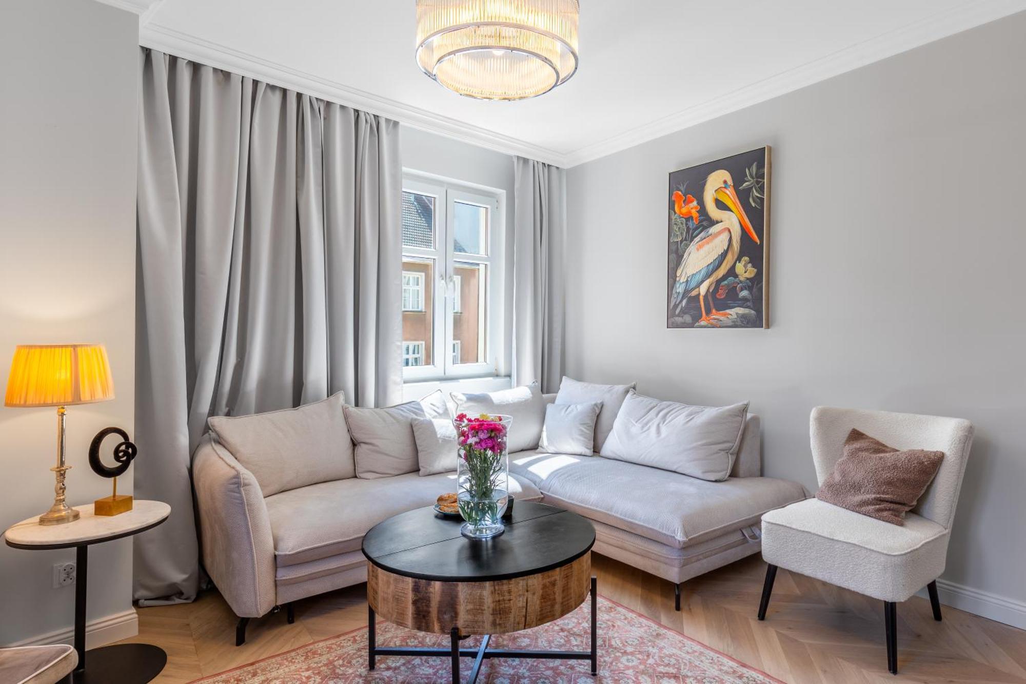 Stylowy Apartament W Sercu Starowki Z Widokiem Na Motlawe Gdańsk Eksteriør bilde